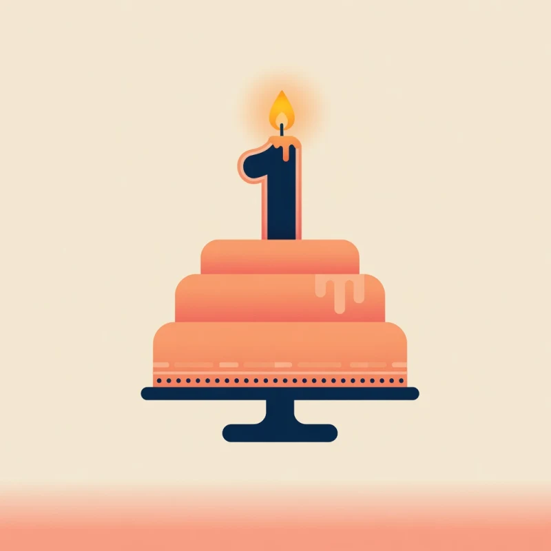 Peach 1 Jahr Jubiläum