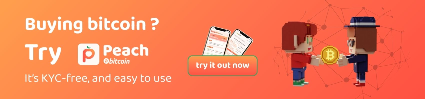 Essayez l'application Peach Bitcoin dès maintenant