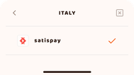 Italy (Satispay)