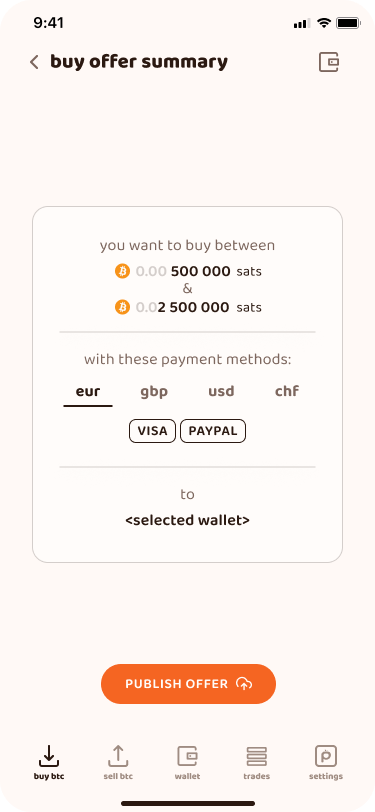 After that, you'll see a quick summary, where you can check all the payment methods you selected and how much you're buying.