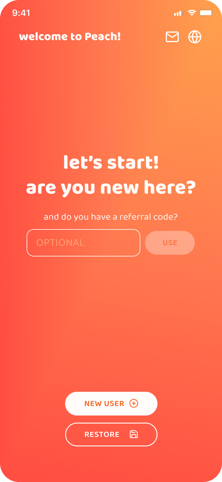 After that, you'll be asked if you have a referral code. If you don't - don't worry about it 😉